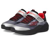 Skechers Boys MICROSPEC Advance Sneakers Kids 403926L Argento, Bksr Black Silver Red, 28 EU