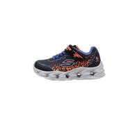 Skechers Boys, Sneaker, Black Synthetic/Blue & Orange Trim, 43 EU