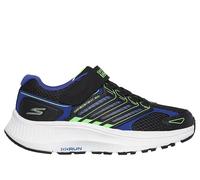 Skechers Boys - Sneaker, Black Synthetic/Textile/Blue & Lime Trim,