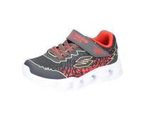 Skechers Boys - Sneaker, Charcoal Synthetic/Lime & Red Trim,