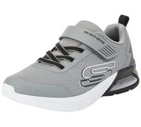 Skechers Boys, Sneaker, Gray Textile/Synthetic/Black Trim, 37 EU