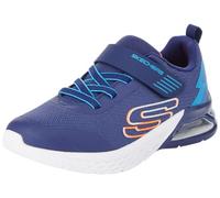 Skechers Boys, Sneaker, Tessuto Blu Sintetico Blu Arancione Trim, 35 EU