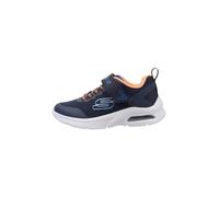 Skechers Boy's Trainers, Navy Textile Synthetic Orange Blue Trim, 33 EU
