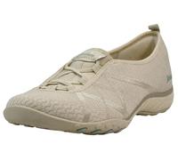 Skechers Breathe-easy - A-look, Sneaker Donna, Beige Natural Nat, 37.5 EU