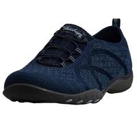 Skechers Breathe Easy - Fortune-knit, Scarpe da Ginnastica Donna, Blu Navy, 38 EU