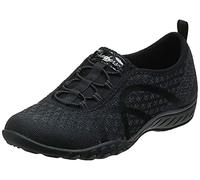 Skechers Breathe Easy - Fortune-knit, Scarpe da Ginnastica Donna, Nero, 38.5 EU
