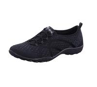 Skechers Breathe Easy - Fortune-knit, Scarpe da Ginnastica Donna, Nero, 38 EU