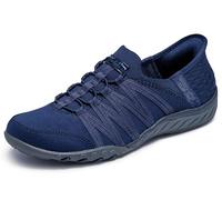 Skechers Breathe-Easy Roll-with-Me, Scarpe da Ginnastica Donna, Navy, 40 EU