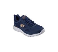 Skechers Burns- Agoura - Scarpe da ginnastica da uomo, Blu navy/arancione., 42.5 EU