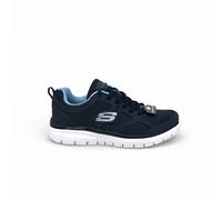 Skechers Scarpe da ginnastica Burns Agoura Uomo Blu Navy Taglia 40