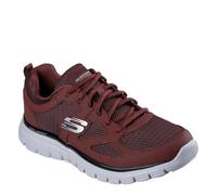 Skechers Burns Agoura - Scarpe da corsa da uomo in materiale sintetico, Borgogna, 42.5 EU