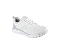 Skechers Burns Agoura - Scarpe da ginnastica da corsa da uomo in materiale sintetico, bianco, 41 EU