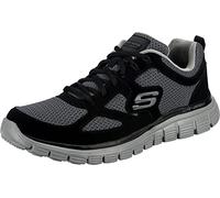 Skechers Burns- Agoura Uomo Scarpe da ginnastica, Black Black 52635 Bkgy, 46 EU