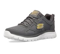 Skechers Burns- Agoura Uomo Scarpe da ginnastica, Charcoal Lime, 45.5 EU