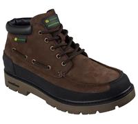 Skechers Caldwell Cutler, Stivaletto Uomo, Chocolate Leather/Synthetic, 42.5 EU