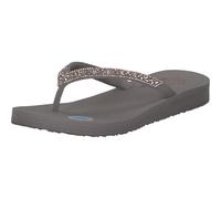 Skechers Cali, Meditazione Farfalle Giardino Donna, Taupe Mitobuck Gem Rhinestone Trim, 41 EU
