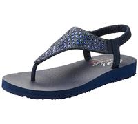 Skechers Cali, Rockstar della Meditazione Donna, Trim Strass Mitobuck Navy, 39 EU