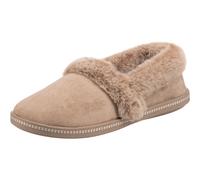 Skechers Cozy Campfire - Team Toasty, Pantofole Donna, Beige Dark Taupe Microfiber Suede Faux Fur Line Dktp, 36 EU