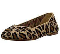 Skechers Cleo - Claw-some, Ballerine punta chiusa Donna, Marrone Natural Flat Knit Nat, 37 EU