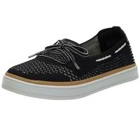 Skechers Coastal Drive - Sneaker da donna, nero, 8.5