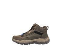 SKECHERS COD.205587/COC SCARPONCINO UOMO SANTORO HOPKINS IN PELLE COL.COCOA