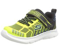 Skechers Comfy Flex 2.0 - Tronox, Scarpe da ginnastica Bambini e ragazzi, Nero Lime Tessile Sintetico Bordo Blu Bklm, 28 EU
