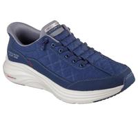 Skechers Contour Foam Cozy Fit Hands Free Sneaker Slip-in da Uomo, Grigio/Blu Navy, Numero 41,5