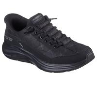 Skechers Contour Foam, Scarpe da Ginnastica Donna, Black Mesh/Duraleather/Leather/Trim, 41 EU