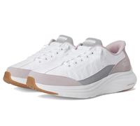 Skechers Donna Slip-ins: Contour Foam - Cozy Fit Sneaker in Bianco/Blu Navy Blue, Taglia 39, Lavabile in lavatrice