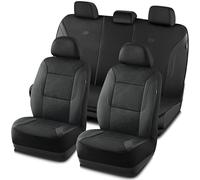 Skechers Coprisedili per auto in memory foam, coprisedili spessi in rete Air Cool, coprisedili compatibili con airbag, protezione confortevole per auto, furgoni, camion, SUV, neri