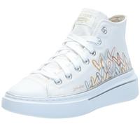 Skechers Cordova Classic-Chic Love, Scarpe da Ginnastica Donna, Bianco/Multicolore, 39 EU