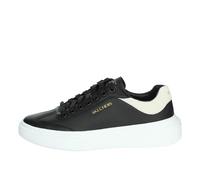 Skechers Cordova Classic Miglior Comportamento Donna, Nero Duraleather Suede Bianco Tr, 42.5 EU