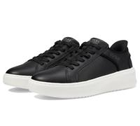 Skechers Handfree Slip-in Court Break Doppio Ventilato, Scarpe da Ginnastica Uomo, Maglia Duraleather Nera, 48.5 EU