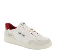 Skechers Court Classics Sport Court 2.0-Konor - Sneaker da uomo, Bianco e rosso., 43 EU