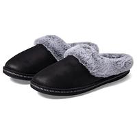 Skechers Cozy Campfire Lovely Life, Pantofole Donna, Black Microleather Faux Fur, 41 EU