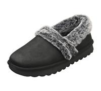 Skechers Cozy Up Donna - Scarpe da Casa Nero in Tessuto - 38 EU