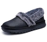 Skechers Cozy Up, Pantofole Donna, Nero, 36.5 EU