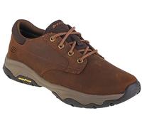 Skechers Craster Fenzo, Scarpe Casual Uomo, Dark Brown Leather, 42 EU