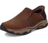 Skechers Craster Lanigan - Slip in Vivavoce da Uomo, Marrone Scuro, 41 EU