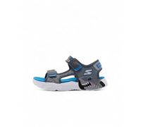 Skechers Creature-Splash Sandali grigi e azzurri con luci CCBL 35