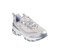 Skechers D´Lites Chromatic 150246 NTSL - Sneaker da donna, argento naturale, 42 EU
