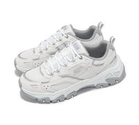 Skechers D Lites Hiker-Echo Lake White Gray Women Outdoors Shoes 180134-WGY