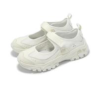 Skechers D Lites Hiker-Navolato Cream White Women Casual Strap Shoes 180211-CRW