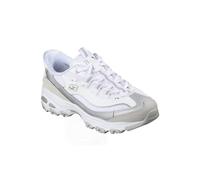 SKECHERS D´Lites Smooth Nostalgia Sneaker Slip-In Da Donna 150537 Bianco