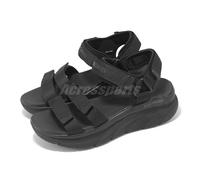 Skechers D Lux Walker-Going-Out Vibes Black Women Strap Sandal 119828-BBK
