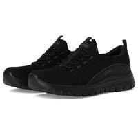 Skechers da Donna, Duraleather in Maglia Nera, 39 EU
