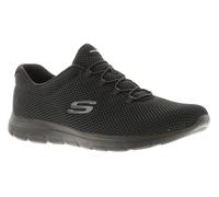 Skechers da Donna Scarpe da Ginnastica Summits con Lacci Nero Taglia UK 6