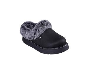 Skechers Damen BOBS Keepsakes Lite Pantolette Memory Foam Schwarz