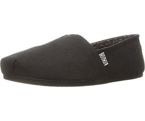 Skechers Damen Bobs Plush-Peace & Love Ballerinas, Nero, 7 UK Wide