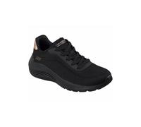 Skechers Damen BOBS SQUAD WAVES CURRENT LOOK 117679 BBK Black Sneaker Sportivi
